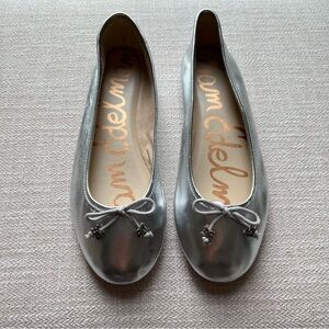 Sam Edelman Silver Ballet Flats